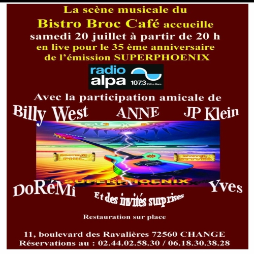 Superphoenix – 35e Anniversaire – The Tonight Live Show Superphoenix – 35e Anniversaire – The Tonight Live Show